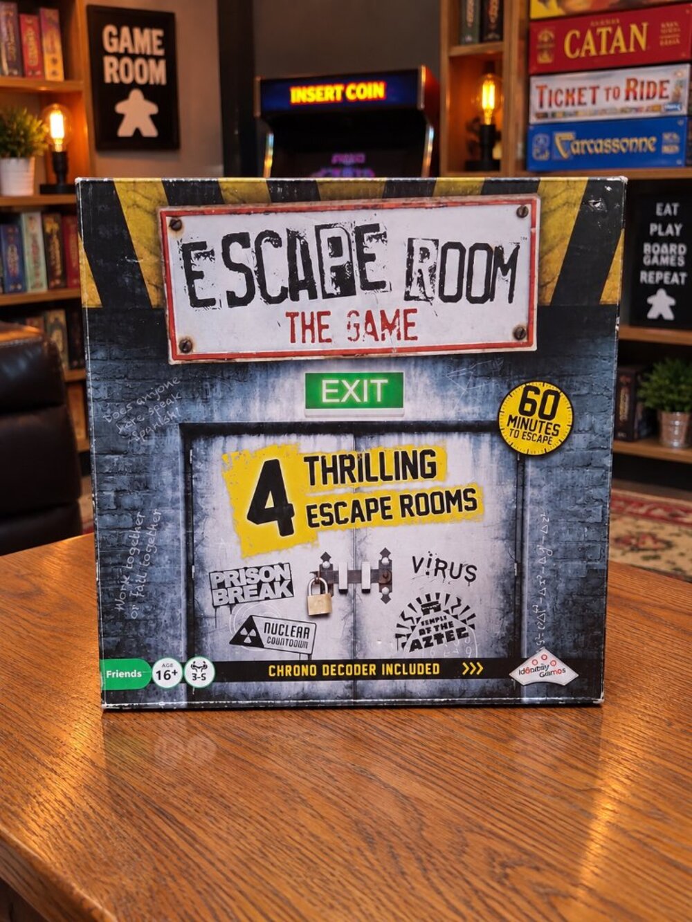 🆕 BRAND NEW Escape Room: The Game Board Game – 4 Thrilling Adventures!